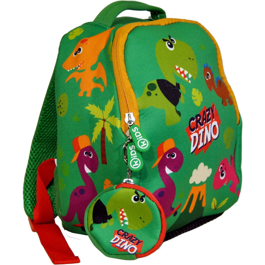 Mochila Neopreno 25cm Crazy Dino - infantil