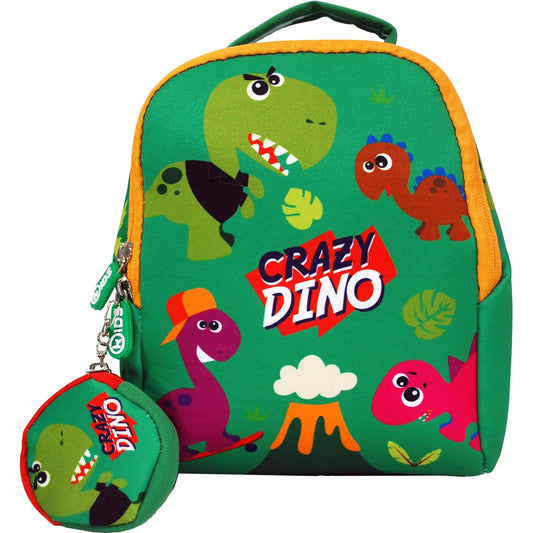 Mochila Neopreno 25cm Crazy Dino - infantil