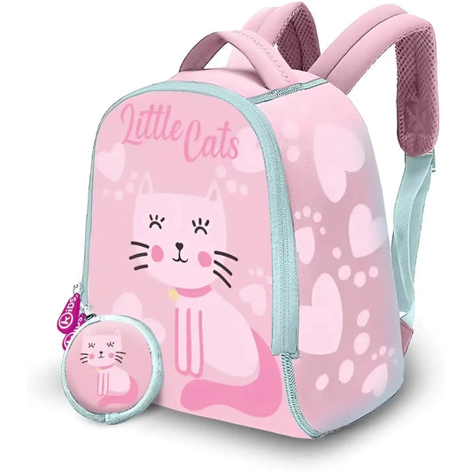 Mochila Neopreno 25cm Little Cats - infantil