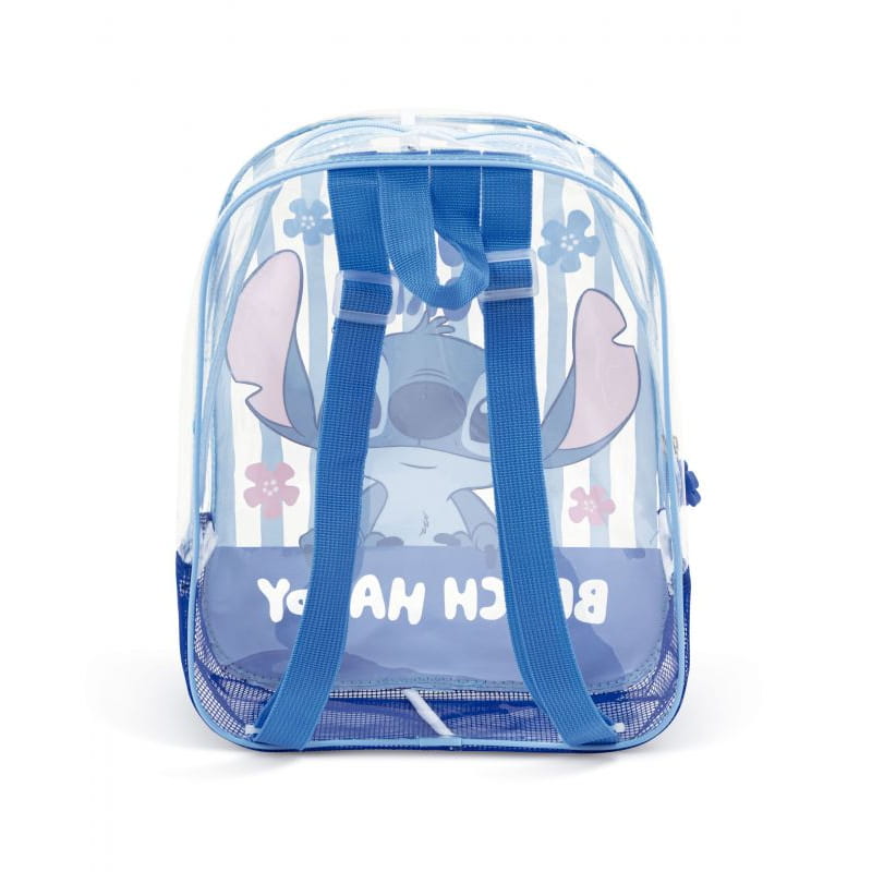 Mochila de playa transparente Stitch 31x25x23cm - bolso
