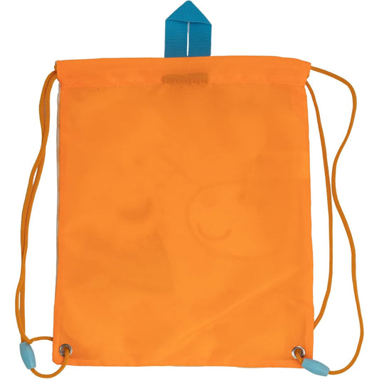 Mochila saco de cuerdas infantil Peppa Pig para merienda y almuerzo 30x25cm - Bolsa