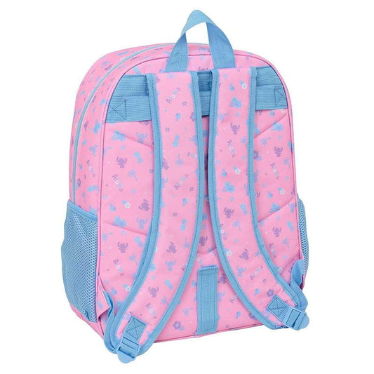 Mochila Stitch Disney ’Bright’ adaptable a carro 33x14x42CM - infantil