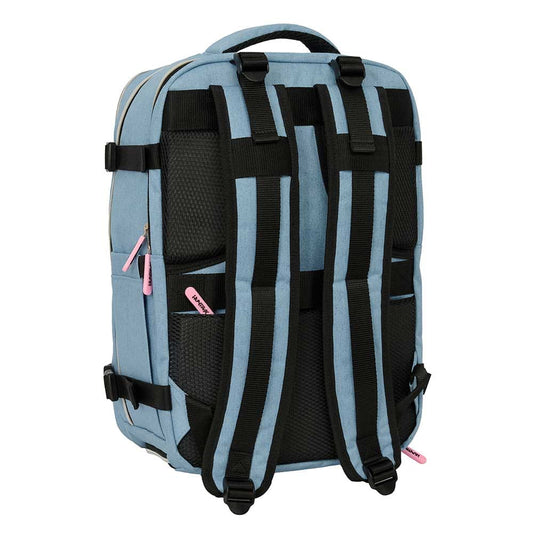 Mochila viaje cabina portátil 15,6’’ K-POP Demon Hunters - Huntrix azul 29x19x44cm
