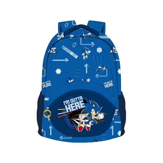 Mochilas Sonic 42X36X15cm - Mochila infantil