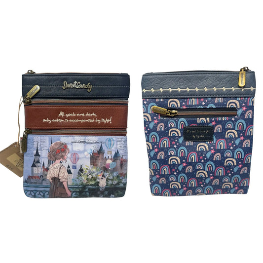 Monedero cartera Mujer Sweet Candy Rosa azul - Mochila