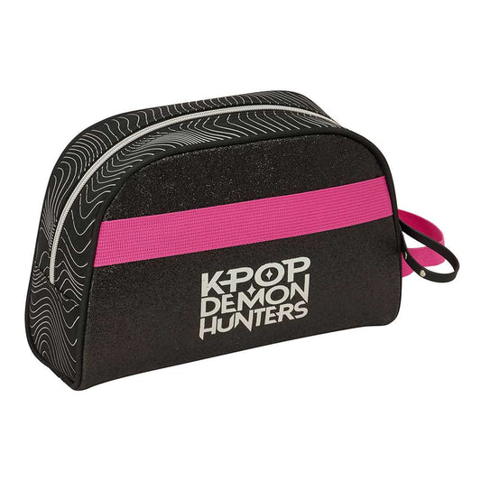 Neceser adaptable a carro K-POP Demon Hunters - Huntrix ’Energy’ negro 28x10x18cm
