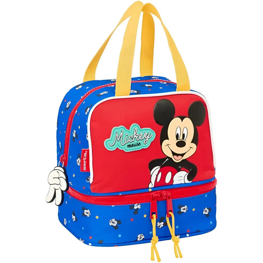 Neceser escolar infantil porta meriendas MICKEY MOUSE GOOD DAY 20x15x20 cm