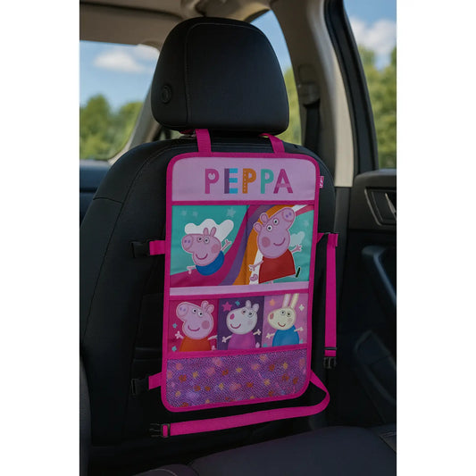 Organizador de asiento coche Peppa Pig 35x58cm universal
