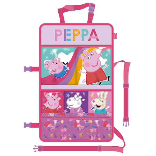 Organizador de asiento coche Peppa Pig 35x58cm universal