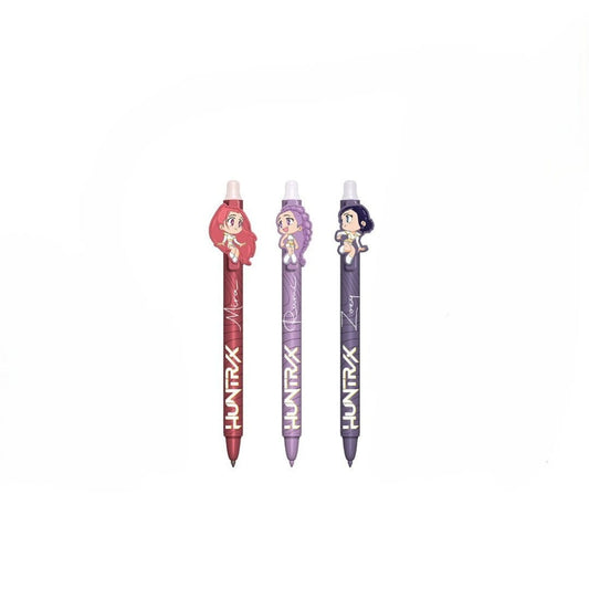 Pack 3 bolígrafos tinta borrable K-POP DEMON HUNTERS - bolígrafo