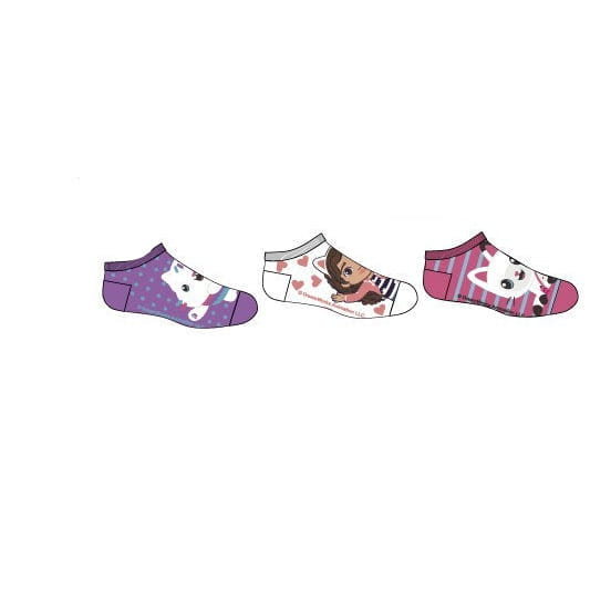 Pack 3 calcetines infantiles tobilleros Gabby´s Dollhouse 2 31/34