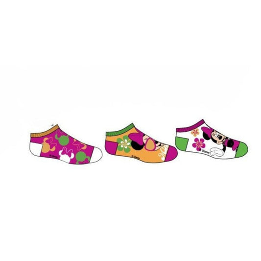 Pack 3 calcetines infantiles tobilleros Minnie Mouse Disney 31/34