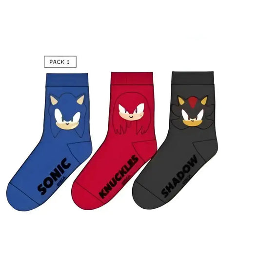 Pack 3 calcetines infantiles SONIC 1 - 23/26
