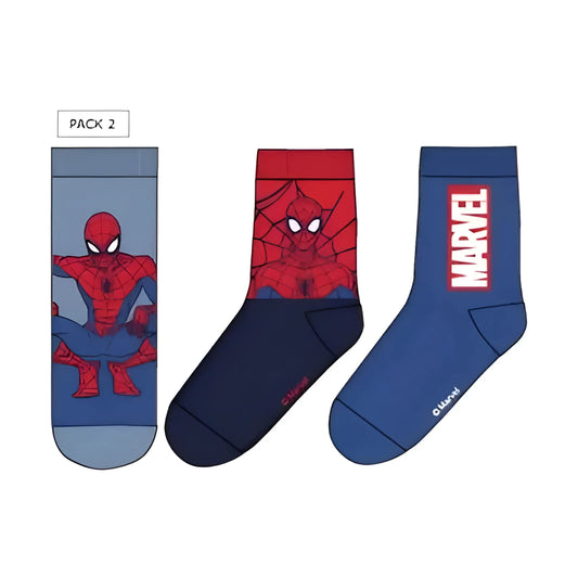 Pack 3 Pares de Calcetines Infantiles Spiderman I 27/30 - calcetines