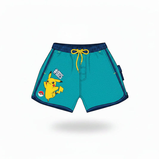 Pantalón de baño Pokémon verde 140cm (10 años) - Bañador