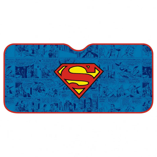 Parasol Delantero Coche Superman (130x70cm) - Protección Solar - delantero