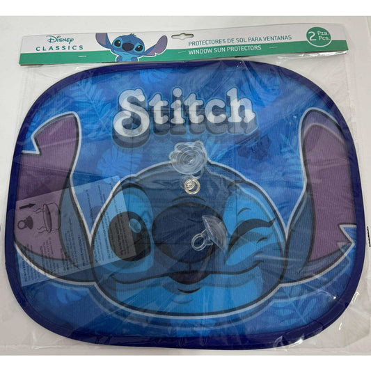 Pack de 2 parasoles infantiles Stitch para coche ventanas laterales
