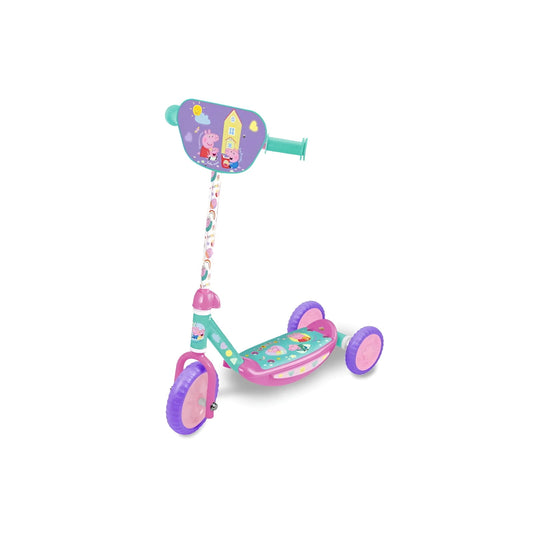 Patinete de 3 ruedas infantil niños Peppa Pig 62x32x55,5cm