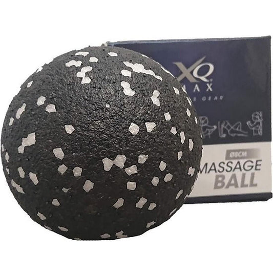 Pelota bola de masaje 8cm negra y blanca