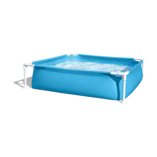 Piscina desmontable infantil y para mascotas Bestway 122x122x30,5 cm azul | Tubular My First Frame Pools de fácil