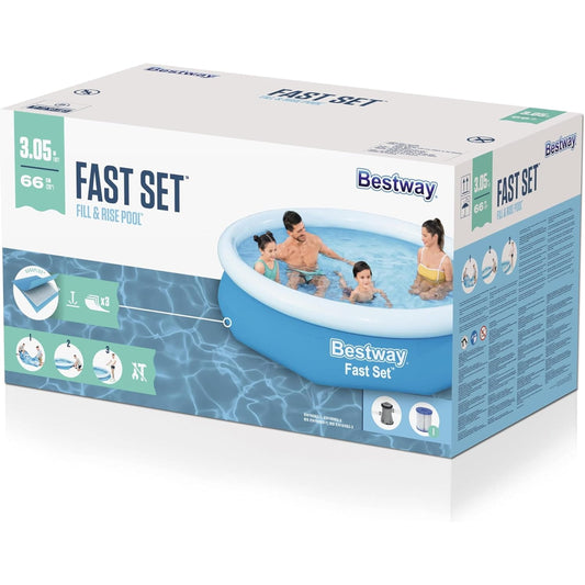 Piscina hinchable Fast Set 305x66CM con depuradora incluida