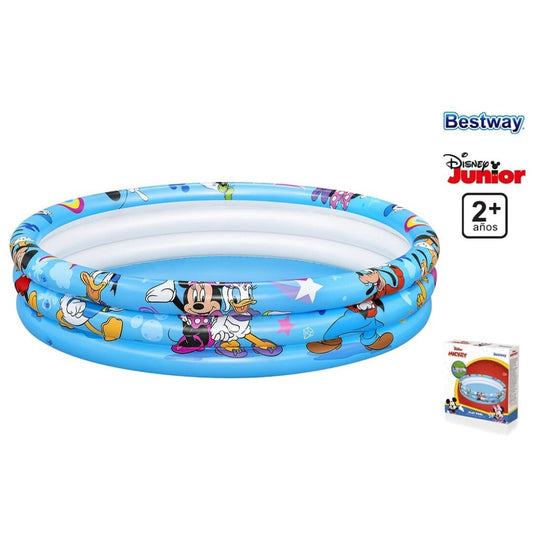 Piscina Infantil para Niños DISNEY hinchable Redonda 122x25cm