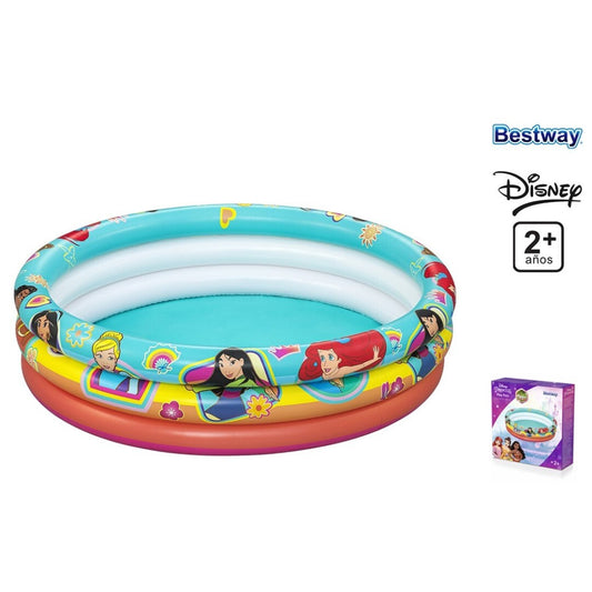 Piscina Infantil para Niños PRINCESAS DISNEY hinchable Redonda 122x25cm