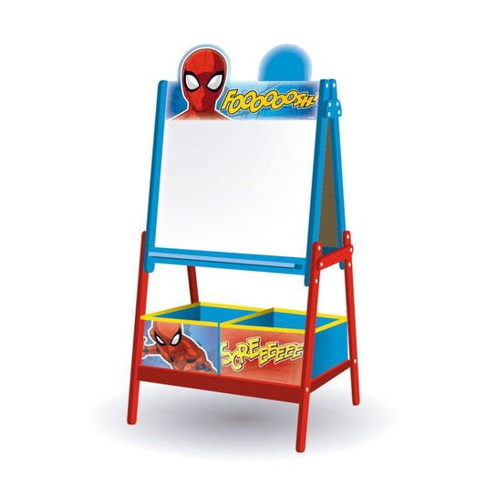 Pizarra doble Spiderman Marvel con almacenaje 54X45X117CM