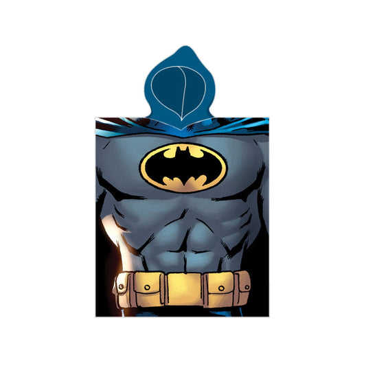 Poncho toalla con capucha BATMAN hero 50x100cm 100% poliéster - Toalla