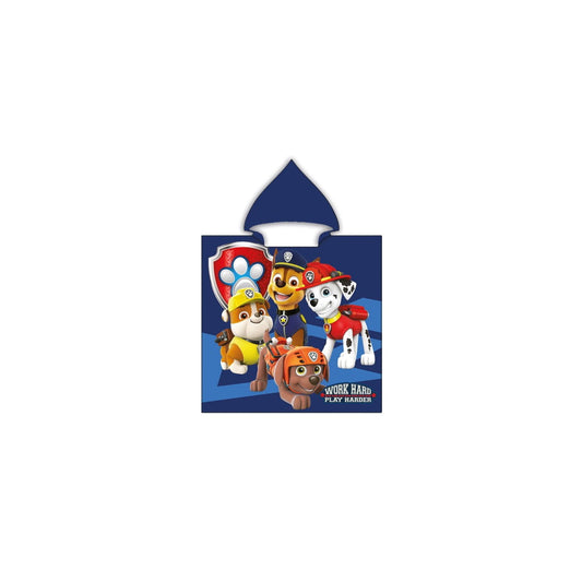 Poncho toalla Playa Piscina infantil PAW PATROL 55x110CM - Toalla