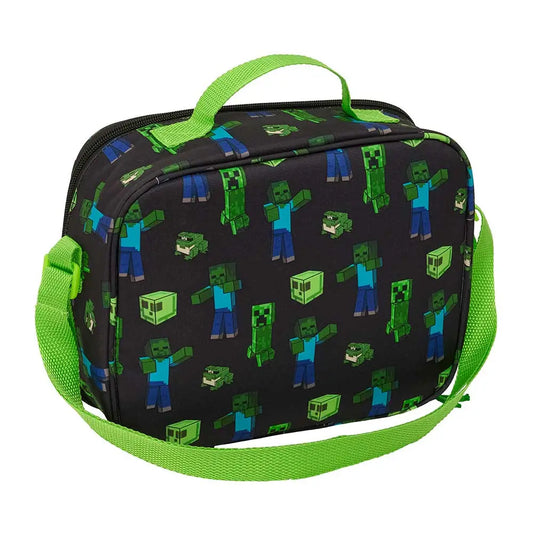 Portameriendas nevera 3D Minecraft Boom 25x9x19cm - Mochila