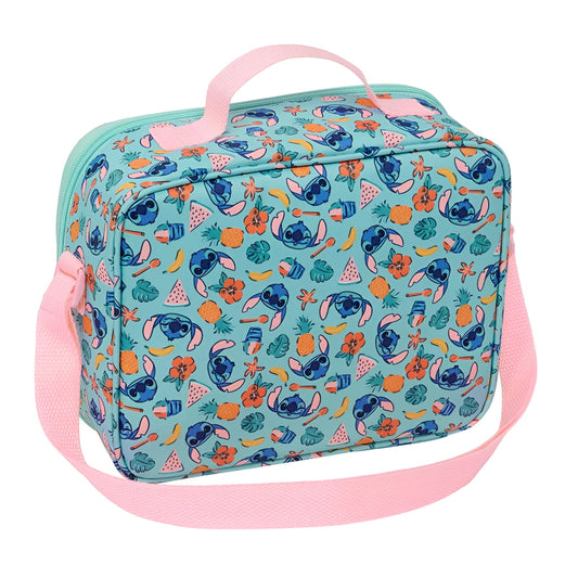 Portameriendas nevera 3D Stitch Disney rosa 25x9x19cm - portameriendas