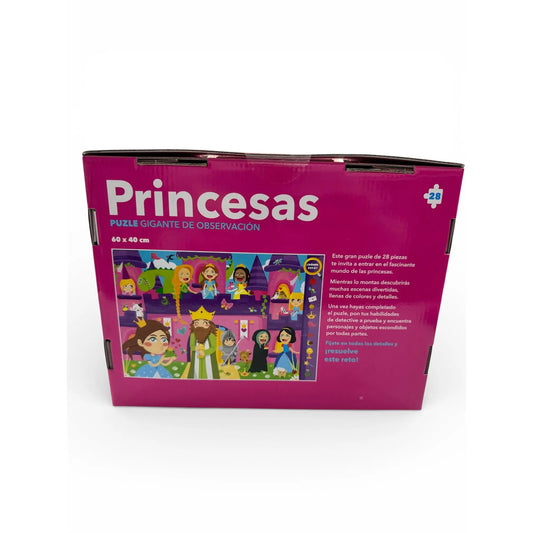 Puzzle piezas grandes Princesas y Espacio 60x40cm 28