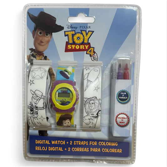 Reloj digital correa para pintar TOY STORY- Ideal Regalar