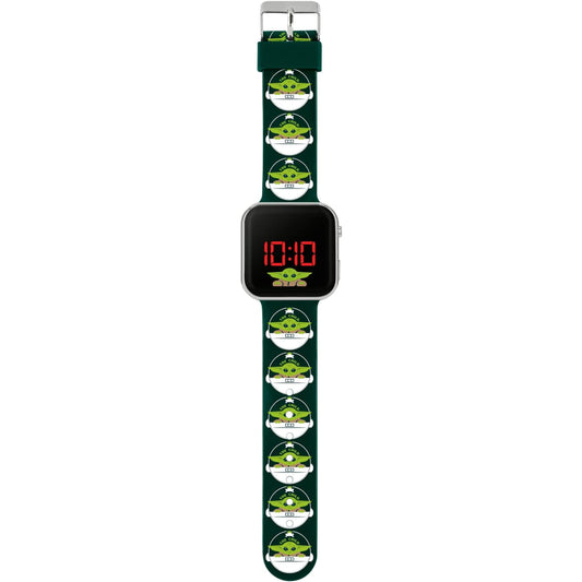 Reloj digital infantil led BABY YODA STAR WARS