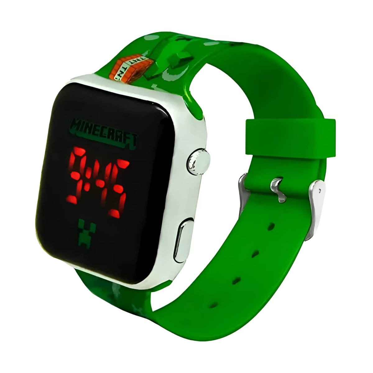 Reloj digital infantil led MINECRAFT- Ideal para Regalar