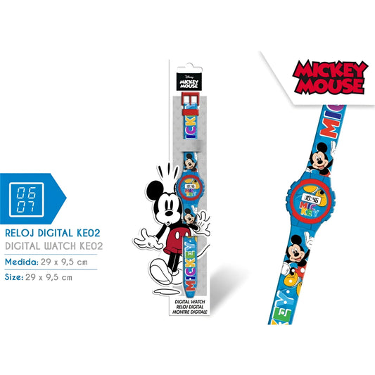 Reloj digital infantil MICKEY MOUSE- Ideal para Regalar
