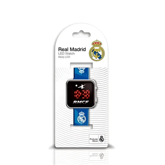Reloj digital infantil led REAL MADRID azul