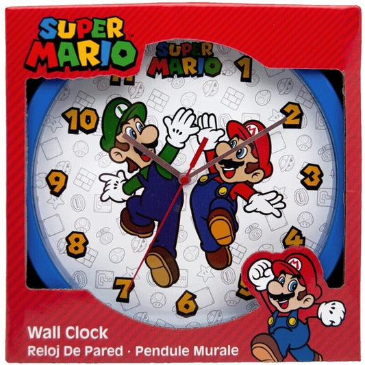 Reloj de pared Super Mario Bros 24cm
