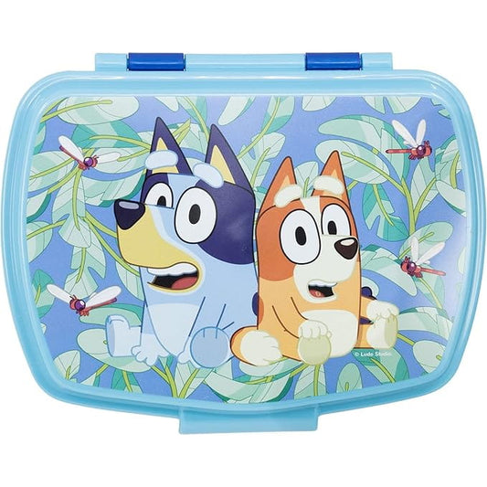 Sandwichera tupper simple Bluey y Bingo 17x14x5,5cm - Tupper