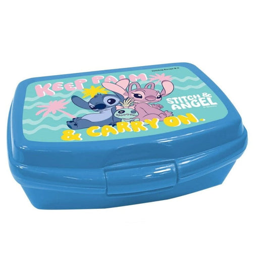 Sandwichera tupper simple Stitch azul Disney