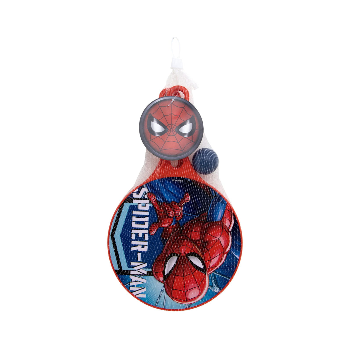 Set de 2 palas y pelota Spiderman Marvel perfecto para juego exterior - juegos