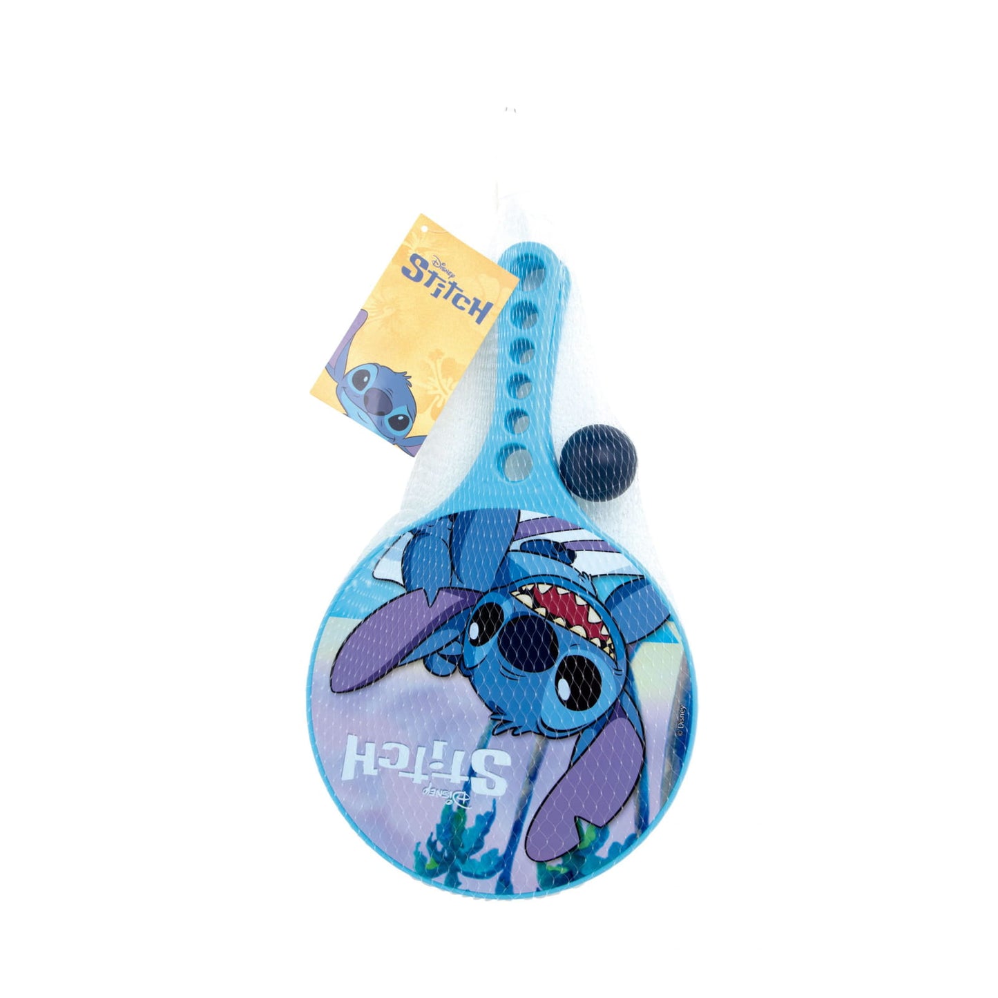 Set de 2 palas y pelota Stitch Disney perfecto para juego exterior - juegos