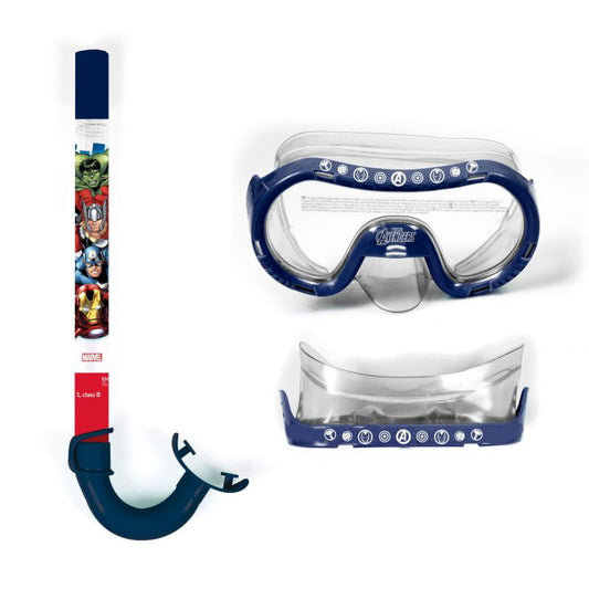Set de buceo infantil Marvel Avengers con gafas bucear y tubo snorkel