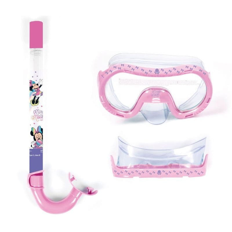 Set de buceo infantil Minnie Mouse Disney con gafas bucear y tubo snorkel