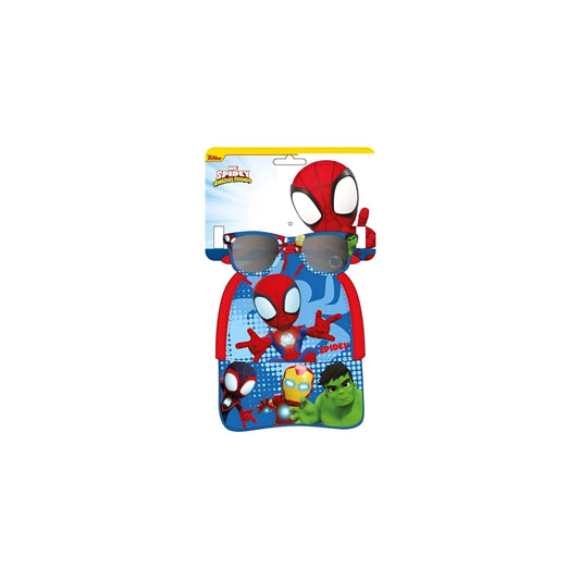 Set gorra y gafas de sol Spidey niños