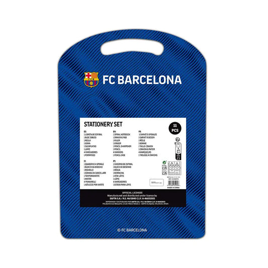 Set de papelería escritura FC Barcelona 1º equipación 25/26 - Estuche