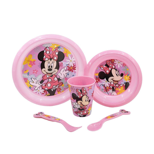 Set vajilla infantil easy Minnie Mouse Disney 5 piezas