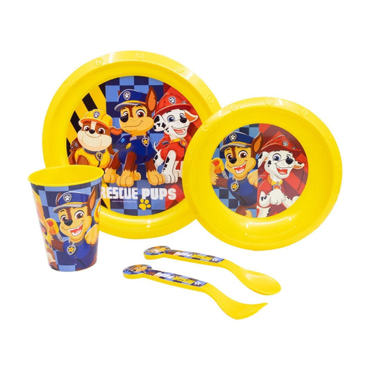 Set vajilla infantil easy Patrulla canina (Paw Patrol) 5 piezas