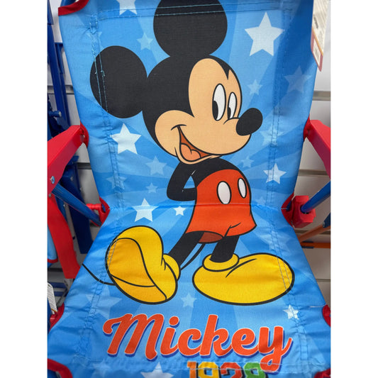 Silla Mickey plegable infantil para interior exterior playa piscina 38X32X53CM